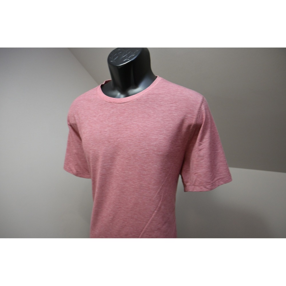 VRST T-Shirt Mens Large Pink Heathered Short Sleeve Active Performance Excellent